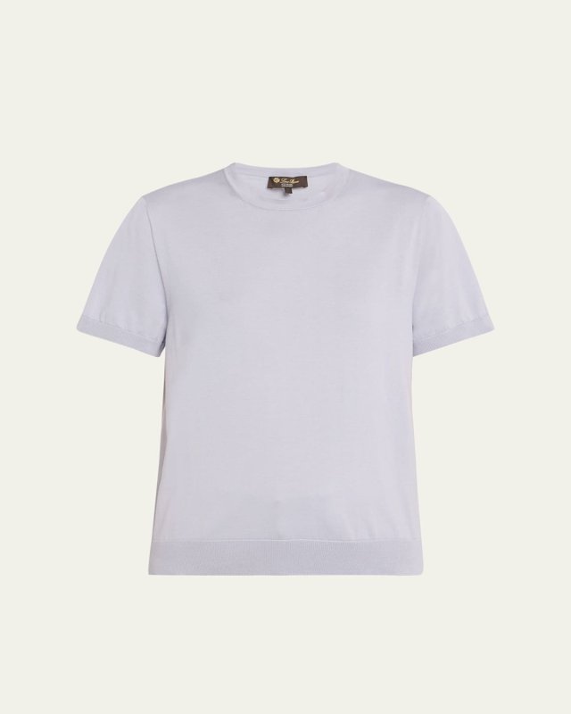 Ice Wish Short-Sleeve Crewneck Sweater